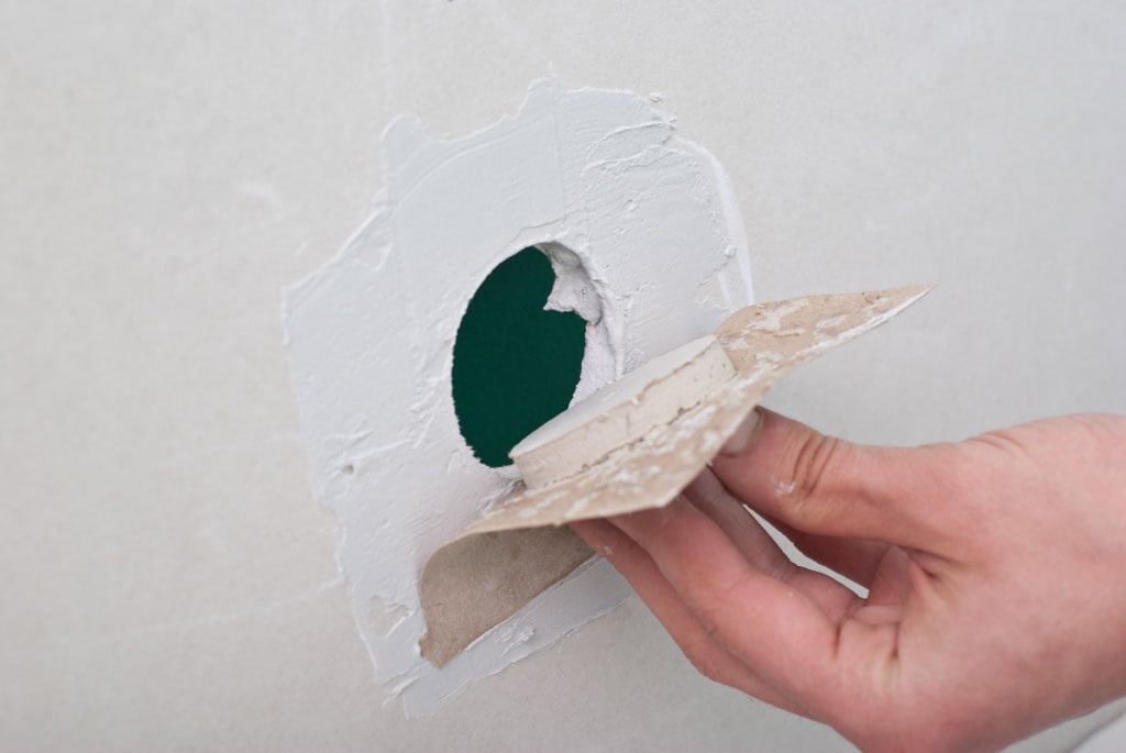 How to Patch a Small Hole in Drywall - The Turquoise Home How to Patch a Small Hole in Drywall - The Turquoise Home