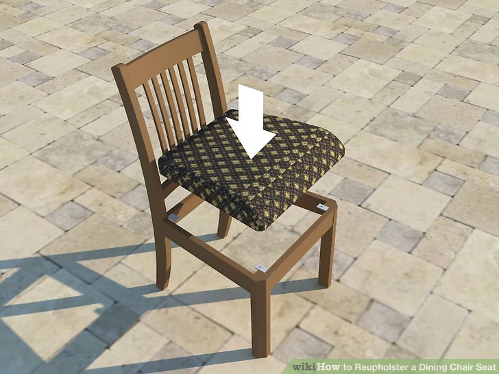 How to Reupholster a Dining Chair Seat: 14 Steps (with Pictures)