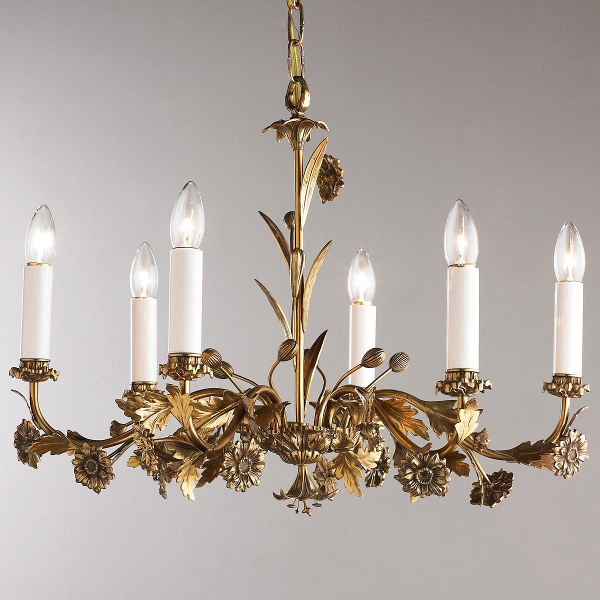 Old Brass Chandelier Old Brass Chandelier