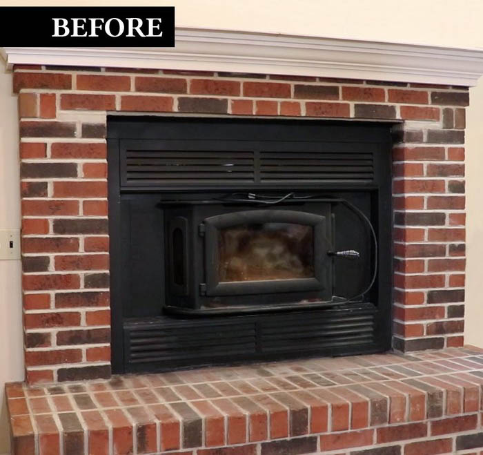 How To Whitewash A Brick Fireplace - The DIY Nuts How To Whitewash A Brick Fireplace - The DIY Nuts