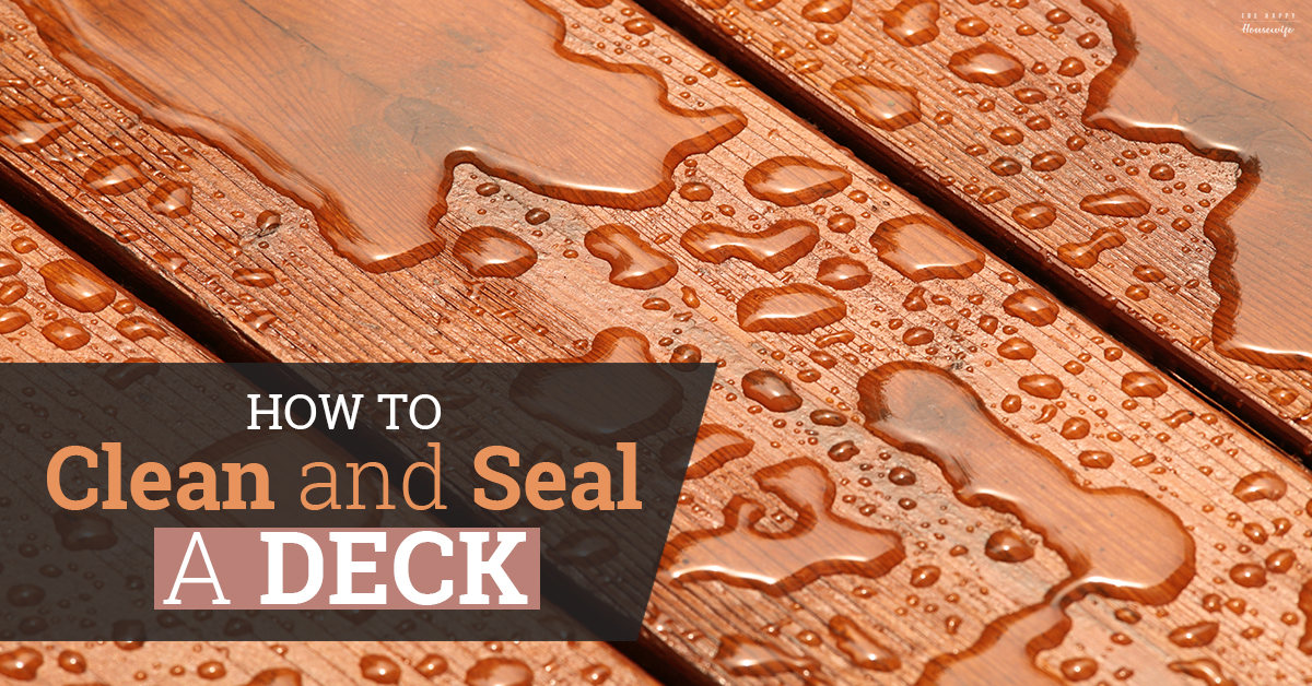 How To Seal A Deck | Home Design Ideas